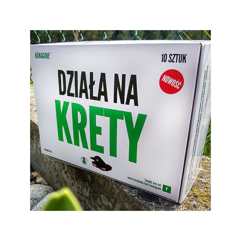 Działa idealnie na krety Działa idealnie na krety