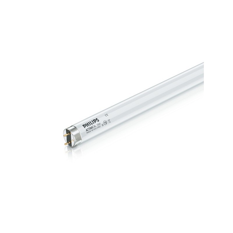 Świetlówka UVA Philips o mocy 15W do zwalczania owadów w lampach owadobójczych. Świetlówka UVA Philips o mocy 15W do zwalczania owadów w lampach owadobójczych.