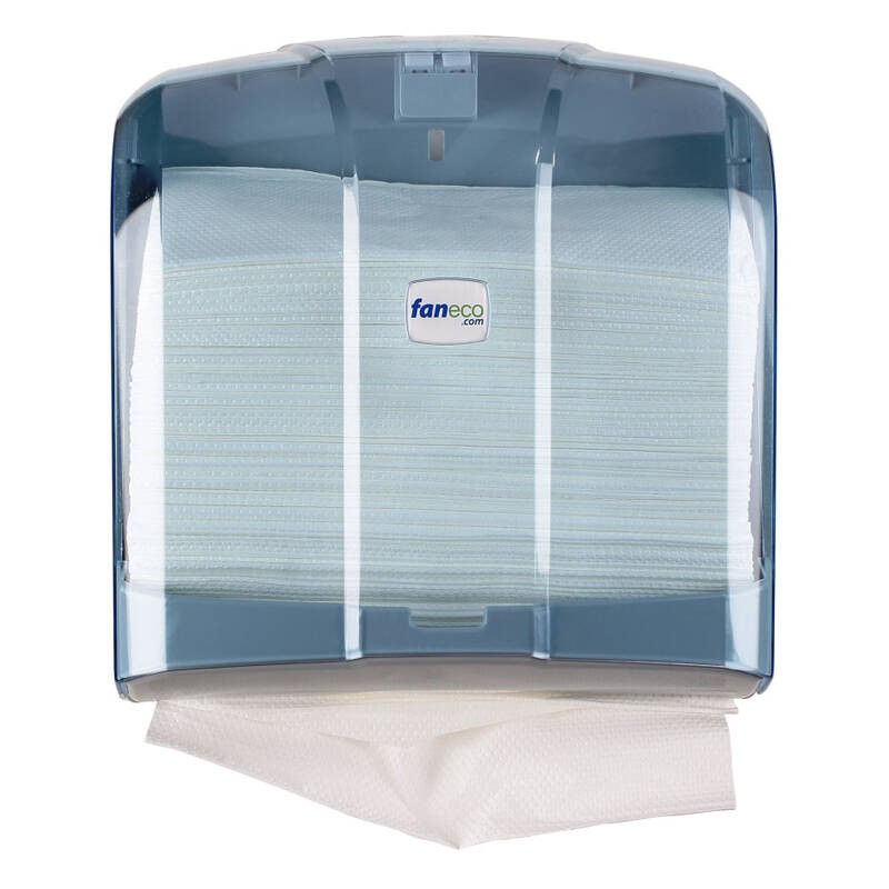 Podajnik na ręczniki papierowe ZZ Jet Faneco transparentny plastikowy P400PGWT